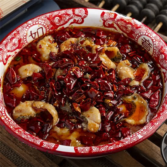 袍哥香水鱼片 Sichuan Boiled Fish Fillet wtih Bean Sprout